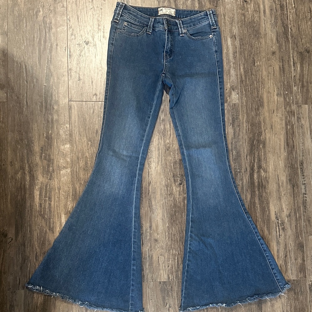 Free People Denim bell Jeans